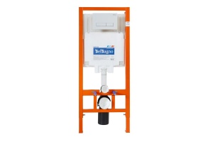 Система инсталляции BelBagno 80 с кнопкой смыва белый - 2