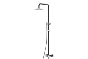 Душевая стойка Boheme Stick черный хром