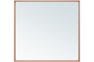 Зеркало Allen Brau Liberty 90 с подсветкой медь матовый - 2