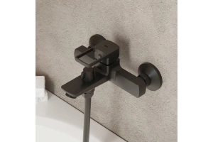 Смеситель для ванны, черный матовый - 2