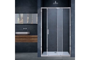 Душевая дверь в нишу Vincea Alpha VDS-3AL130CL 130 см, стекло прозрачное, хром