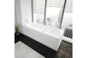 Экран для ванны фронтальный Aquatek Оберон 170 белый (EKR-F0000055) - 3