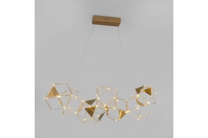 Подвесная люстра Eurosvet Uma 90368/7 медь - 3