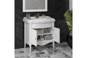 Тумба для комплекта Opadiris Лоренцо 80 белая матовая - 3