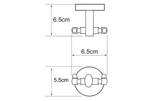Rhein 6223D Крючок двойной - 3