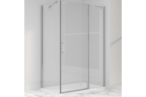 Душевой уголок Vincea Orta 100х90 хром стекло прозрачное