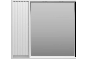 Зеркало Brevita Balaton 90 L, белое (BAL-04090-01-01Л)