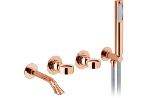 Душевой комплект Webert Opera OA860312980 розовое золото
