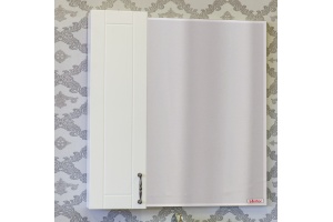 Зеркало-шкаф Sanflor Глория 85 L, белый