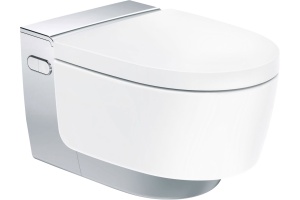 Унитаз подвесной Geberit AquaClean Mera Classic 146.204.21.1 глянцевый хром, с сиденьем
