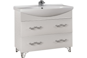 Тумба для комплекта Bellezza Маргарита 105 белая