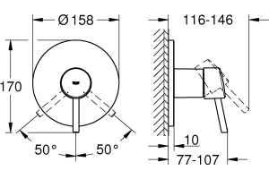 Смеситель Grohe Concetto 24053001 для душа - 2