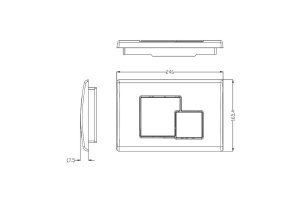 Клавиша смыва WeltWasser WW MARBERG 507 SE GL-WT хром (10000010237) - 2