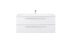 Тумба под раковину Cezares Eco-Cer 117х50 Bianco Opaco (ECO-CER-1200-2C-SO-BO)