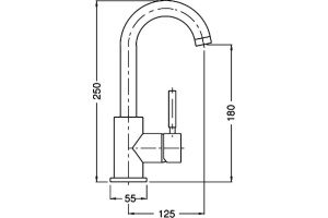 Смеситель Cezares Olimp LSM2 01 L для раковины - 2