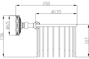 Держатель для запасных рулонов Zorg Antic AZR 27 BR - 2