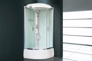 Душевая кабина Royal Bath CK 90x90 профиль хром стекло прозрачное - 2
