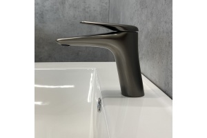 COMFORTY. Смеситель для раковины, картридж 35 мм, графит, FC074A-CGT