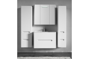 Шкаф-пенал Vod-Ok Флорена 30 R, белый - 2