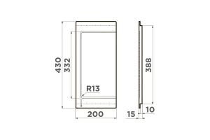 Разделочная доска для кухонной мойки Omoikiri венге (4999053) - 2