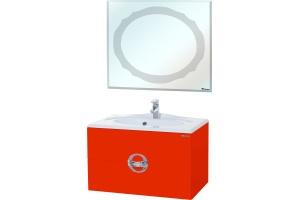 Мебель для ванной Bellezza Флоренция 100 красная