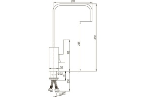 Смеситель для кухни Paini Dax-R 84CR572RKM - 3