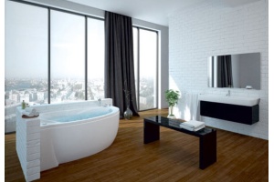 Акриловая ванна Акватек Бетта 170x95 L, с фронтальным экраном - 2