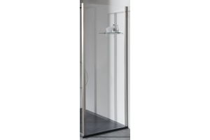 Боковая стенка Allen Brau Priority 100х200 стекло прозрачное профиль серебро матовый 