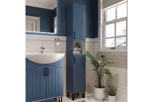 Шкаф-пенал DIWO Сочи 30, синий - 3