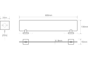Полка Bemeta Beta (132102042) - 2
