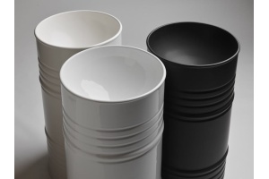 Раковина Kerasan Artwork Barrel 4742K01 45 см, белая - 2