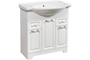 Тумба под раковину Stella Polar Кармела 75 белый