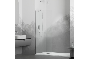 Душевая перегородка RGW Walk In WA-110 90х195 профиль хром стекло прозрачное