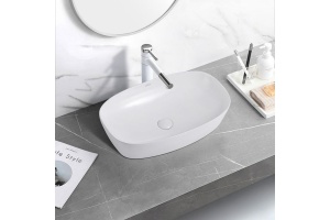 Раковина накладная Abber Rechteck 60.5 белая (AC2206) - 3