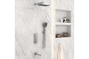 Душевой комплект Vincea Inspire с термостатом хром - 3