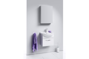 Тумба с раковиной Aqwella Allegro 50 с 1 ящиком - 3