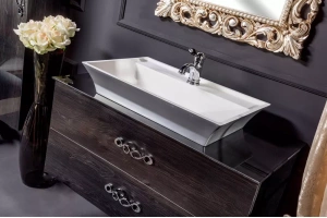 Тумба под раковину Armadi Art NeoArt 110 темное дерево - 2