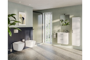 Унитаз подвесной Vitra Mia Round SmoothFlush безободковый с сиденьем микролифт белый - 3