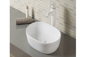 Раковина накладная Ceramalux N белый (9026В) - 2