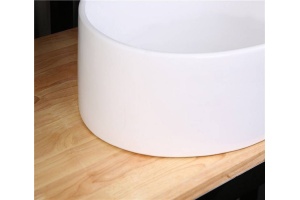 Раковина накладная Ceramalux N белый (9012) - 3