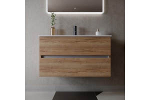 Тумба под раковину Sancos Urban 90 дуб галифакс (UR90EG) - 2