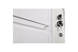 Душевая кабина Deto L 120х80 с гидромассажем, хром (L620LNLED+GM) - 3