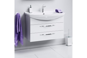 Тумба с раковиной Aqwella Allegro 85 с 2 ящиками - 2
