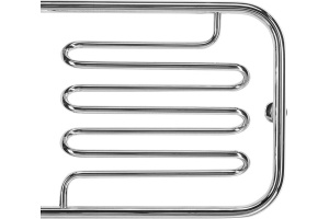 Водяной полотенцесушитель Terminus Фокстрот Лиана 500x600 Хром