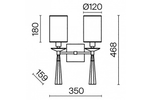 Бра Maytoni Bianco MOD224WL-02BS1 - 2