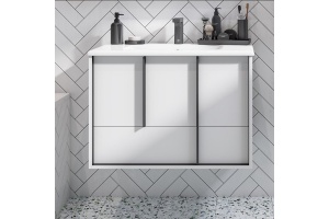 Тумба с раковиной Aquaton Ривьера 80/Раковина VICTORIA-N 800 - 2