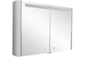 Зеркало-шкаф AM.PM Sensation 100 серый шелк