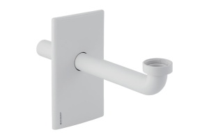 Сифон для раковины Duofix с панелью, трубный, пластиковый