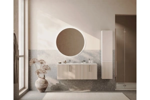 Тумба под раковину Sanvit Рольф 120 L белый глянец - 2