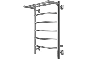 Электрический полотенцесушитель Terminus Классик П6 400x650 с полкой Хром - 2